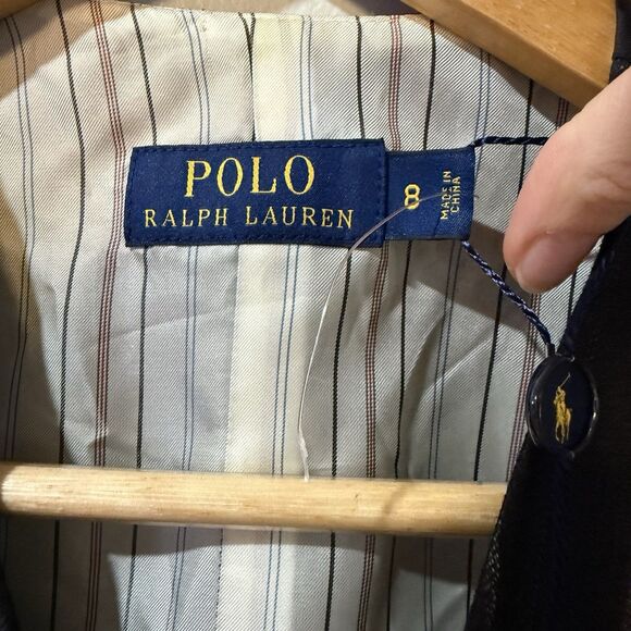 Polo Ralph Lauren Womens Wool Blend Glen Plaid Vest Size 8 Lined NWT - Picture 8 of 10